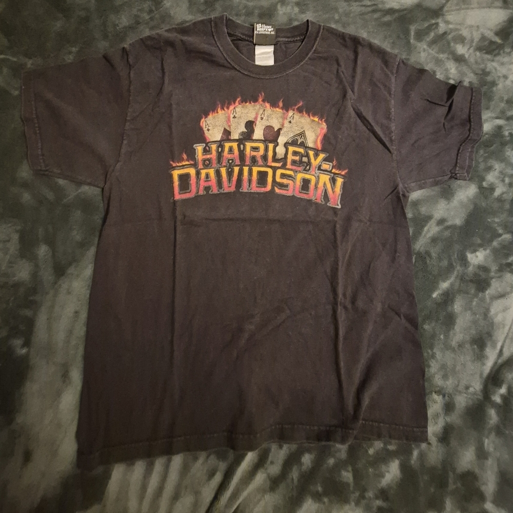 Harley Davidson Black Graphic T-Shirt